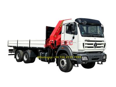 Beiben 6×4 boom crane truck