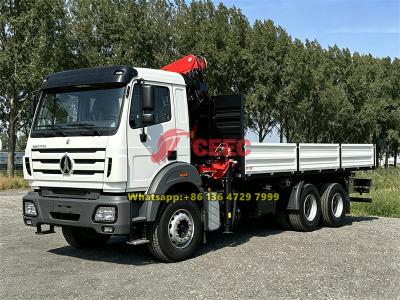 Beiben 6×4 boom crane truck