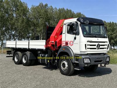 Beiben 6×4 boom crane truck