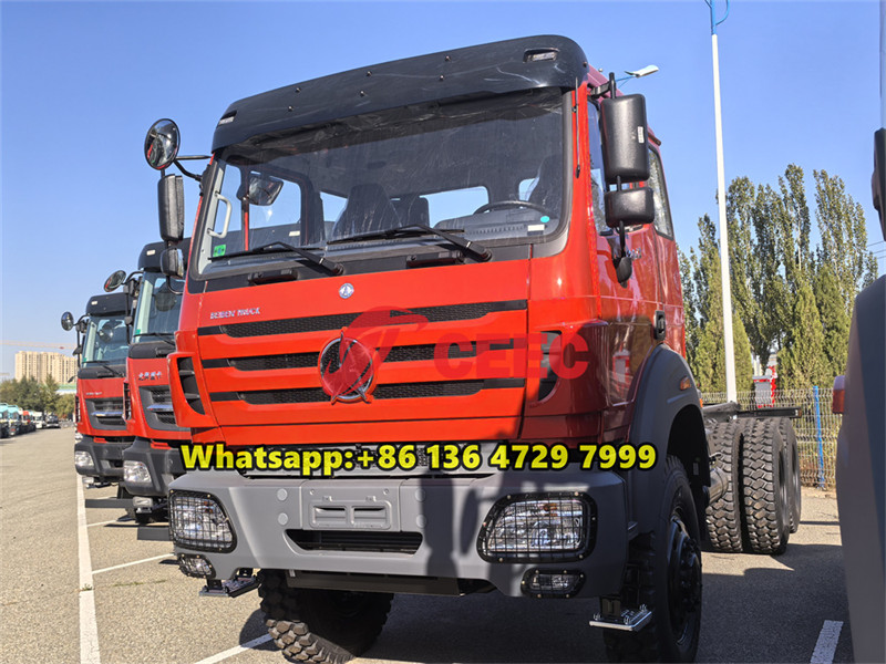 Beiben 6 wheeler drive truck with Weichai 420 Hp engine