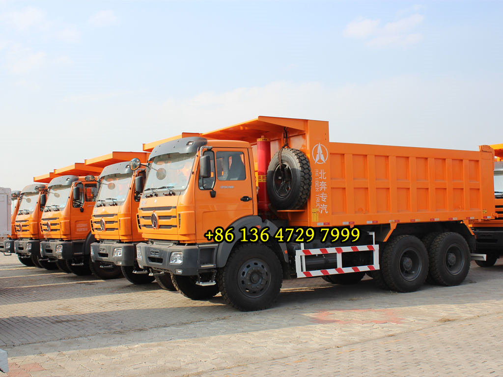 Mongolia Beiben NG80 Front tipper truck