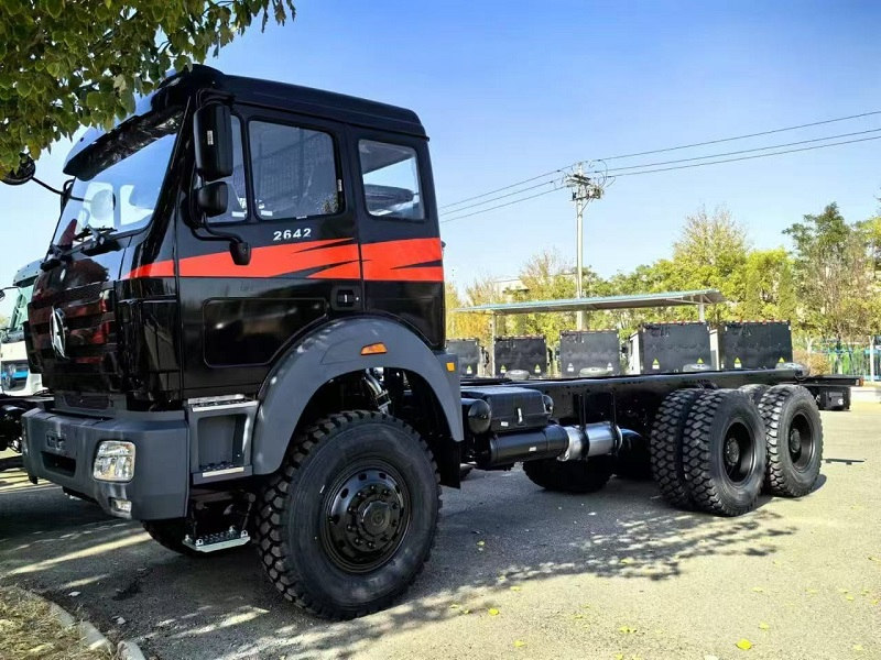 Congo Beiben 6x6 Drive 2642 Truck with 12.00R24 Tyres in Africa
