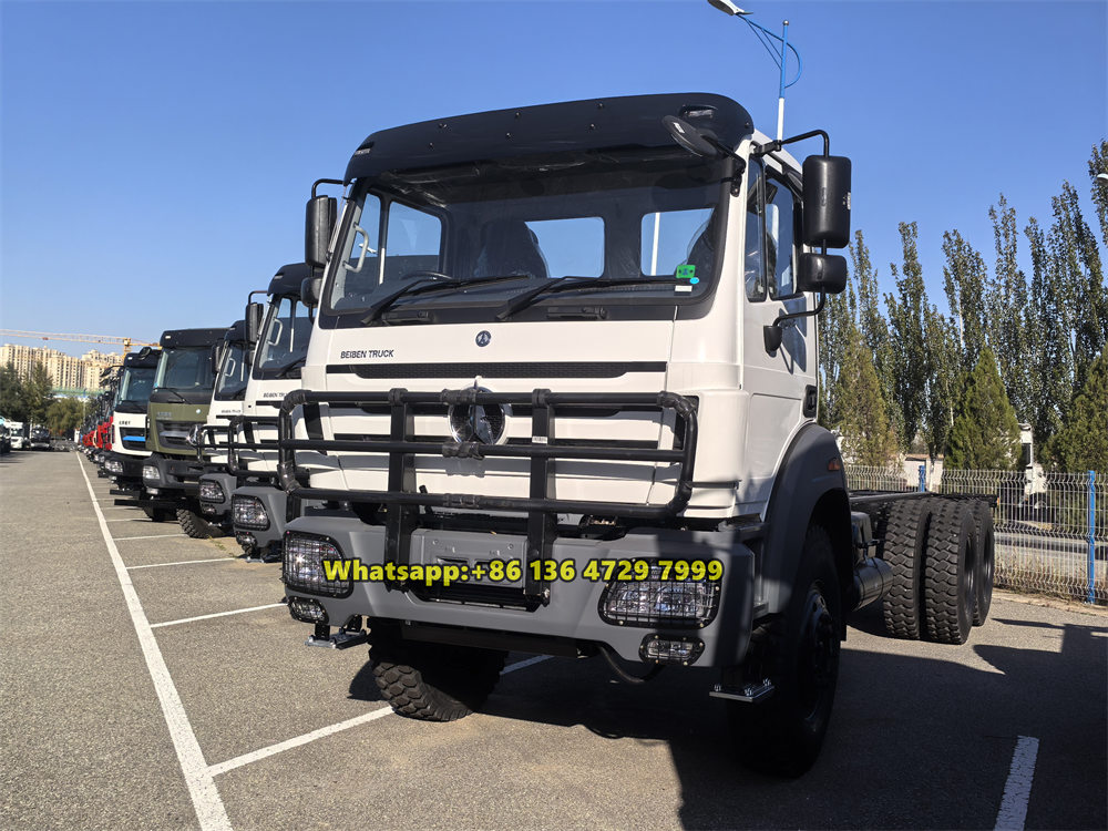 Beiben 2642 long cargo truck with 12.00R24 tyre
