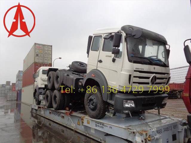 Beiben 2642 tractor trucks are shipped to pointe noire, Congo