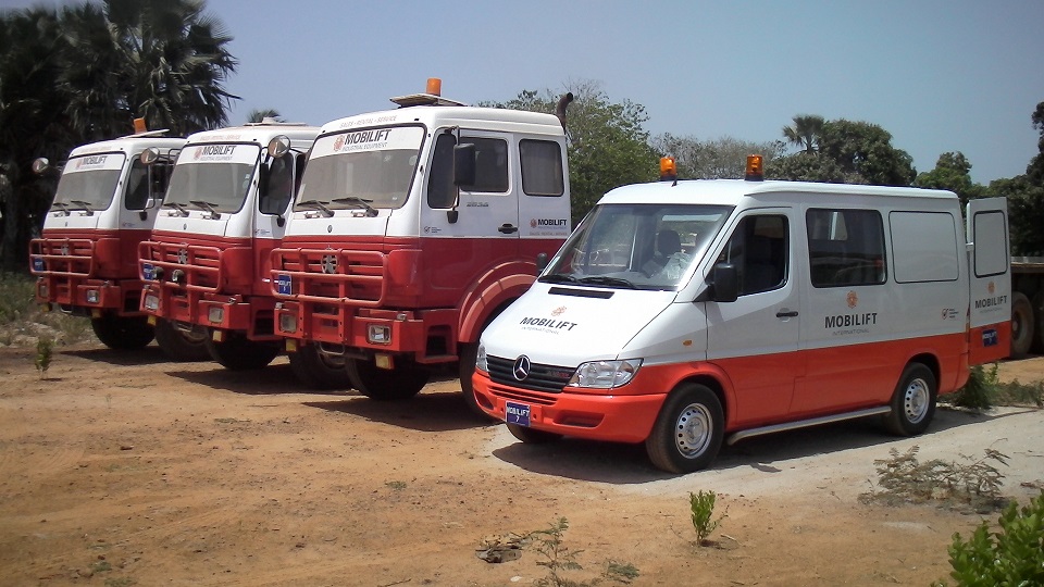 Gambia customer order 3 units beiben 2634 tractor trucks
