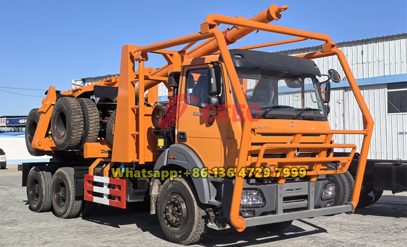 Beiben 6x6 logging trucks exported to Malaysia
