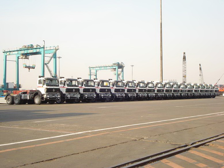 Algeria customer order 30 units beiben 2634 tractors 