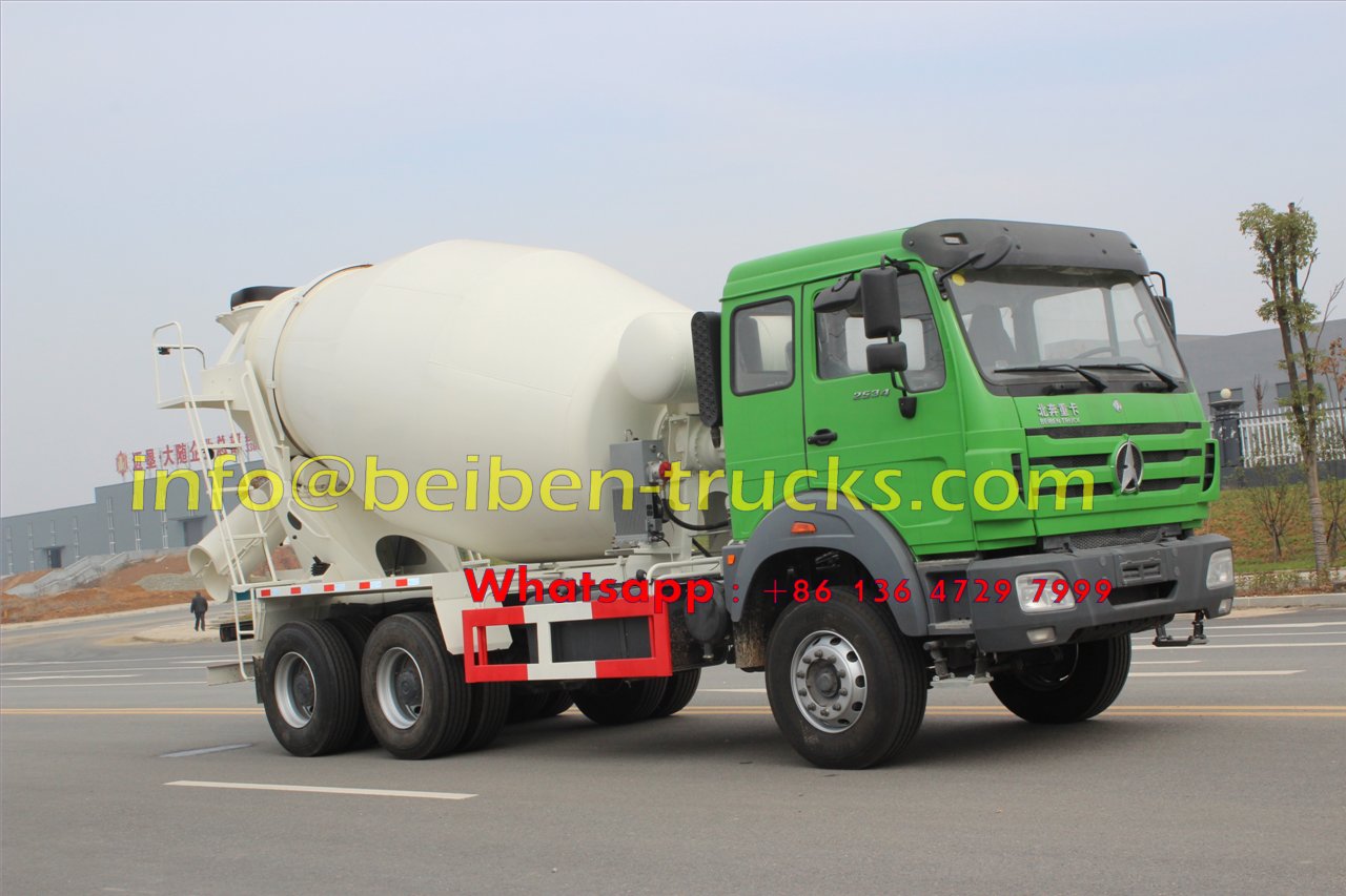 Beiben 10 wheeler concrete mixer truck