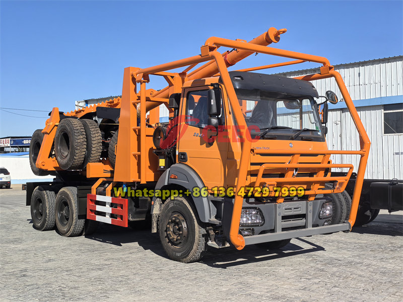 Beiben 6x6 logging trucks exported to Malaysia