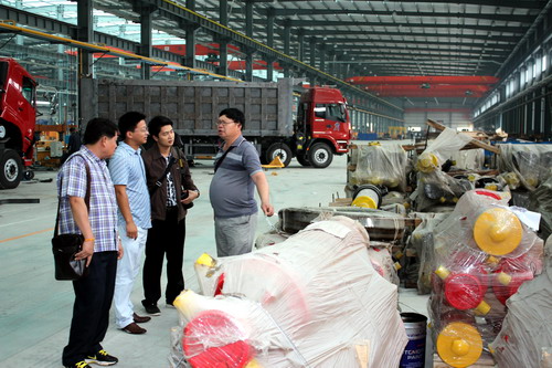 Laos customer order beiben 2529  dump trucks 