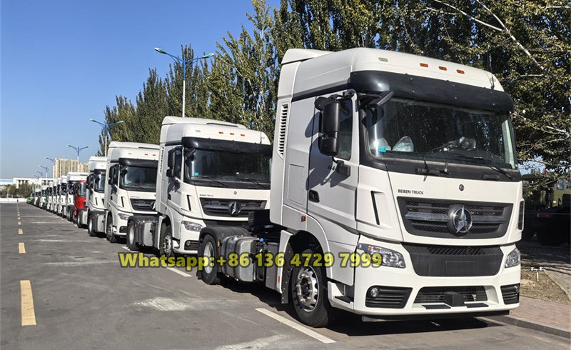 15 unit beiben V3 tractor heads with AMT transmission are exported to Russia