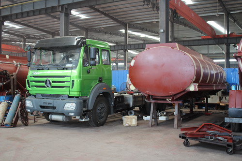 How to produce beiben 2530 fuel truck  ? 