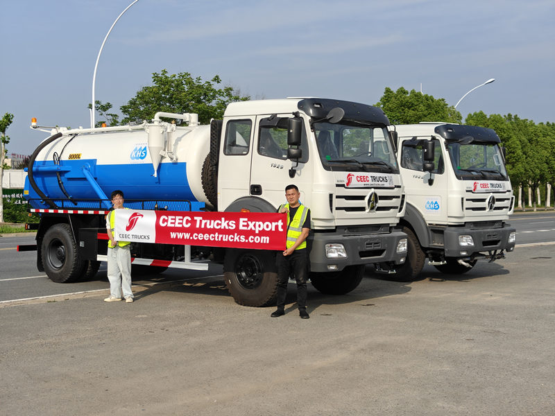 Mongolia customer ordered 2 units Beiben Trucks