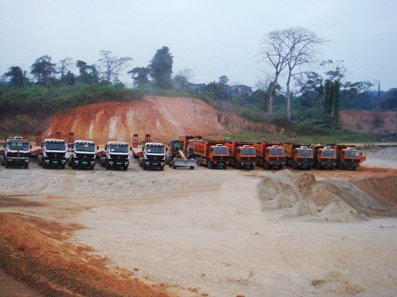 Congo , Pointe Noire customer purchase 18 units beiben dump trucks