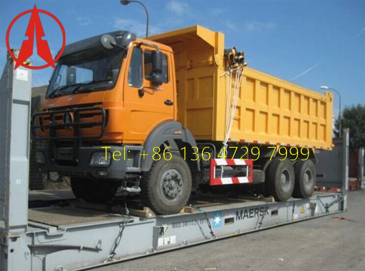 Beiben 2538 dump trucks are shipped to Gambia