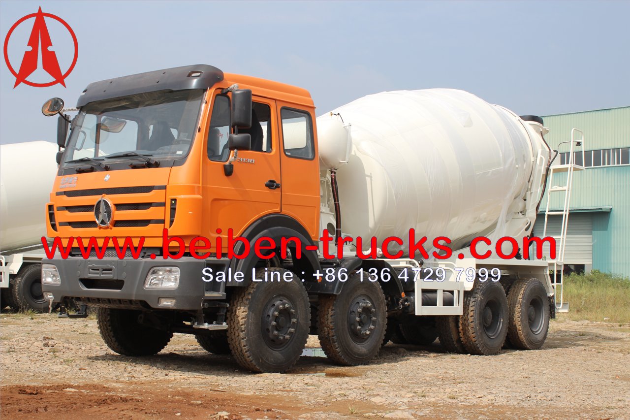 Beiben 8*4 drive mixer truck